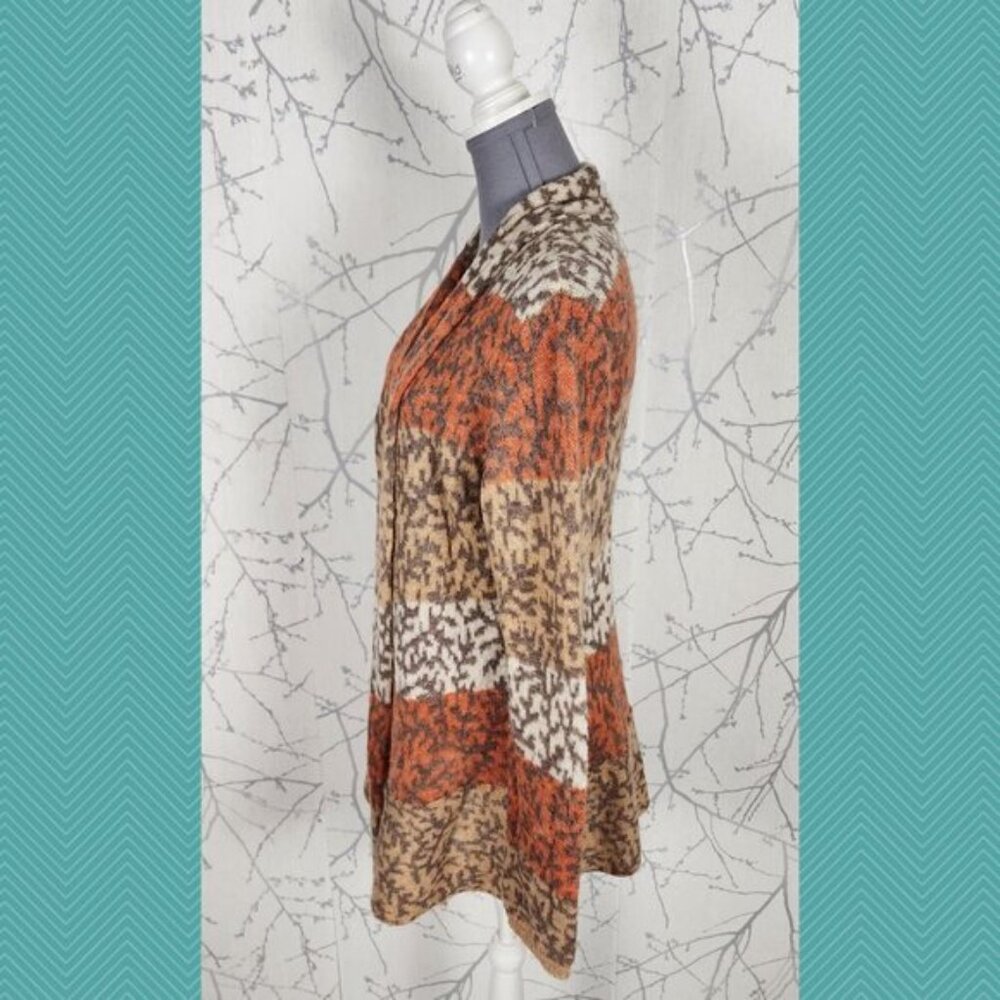 Lucy & Laurel Colorblock Stripe Alpaca Wool Blend… - image 2